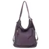 Nova Bolsa Feminina de Lona Simples Versátil Bolsa de Ombro Única Bolsa Transversal para Alunos Aula Mochila de Grande Capacidade para Passeio