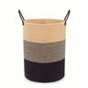 Cesto de Armazenamento Portátil de Corda de Algodão Tecido Cesto de Armazenamento Cesto para Roupa Suja Cesto para Armazenar Brinquedos Cesto de Armazenamento Doméstico Armazenamento de Roupa Suja