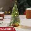 Adornos de Decoración Navideña Oficina Mesa de Centro de Cedro Sentido de Alta Gama Paisajismo Nieve Artificial DIY Paisaje en Miniatura Arreglo