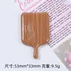 Nova placa com textura de madeira, desenhos animados, feito à mão, DIY, acessórios de resina com cola de creme, pequenos acessórios criativos, materiais para joias, atacado