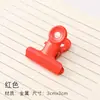 Pinza de Cola Redonda Rosa Retro Estilo Harajuku Japonés para Mujer Pinza Larga de Cola Metálica Pinza para Papeles de Examen de Estudiante Pinza para Facturas de Datos