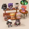 Figuritas Lindas de Anime de Segunda Generación Luminosas Accesorios DIY para Decoración de Escritorio o Coche Juguetes Giratorios de Resina Pequeños Adornos