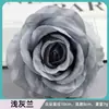 Cabezas de Rosas Artificiales, Tamaño Mediano, Núcleo Envuelto, Decoración de Pared, Accesorios para el Frente del Coche, Flores de Seda, Decoración DIY, Adornos para Ropa, Ramos de Flores Artificiales