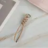 Moda Criativa Tendência Fivela Pendurada Nó Peruano Corda de Couro Tecelagem Acessórios Chaveiro de Carro Pingente de Bolsa de Boneca Atacado