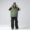 Nuevo Chaleco de Trabajo de Comercio Exterior Transfronterizo, Chaqueta Casual Ligera Transpirable para Exteriores con Cuello Alto, Chaleco sin Mangas, Alta Calidad