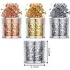 Plataforma transfronteiriça mais vendida fragmentos de folha de cor fina como papel ouro e prata pintura de arte para unhas artesanato multi-cor opcional