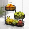 Bandeja de frutas para sala de estar y mesa de café, bandeja de frutas de múltiples capas, estante de almacenamiento de frutas, bandeja para bocadillos, cesta de frutas de múltiples capas de lujo ligero
