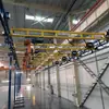 Grúa de vía de acero KBK modular personalizada de 2 toneladas para líneas de ensamblaje de talleres industriales, equipo de manejo inteligente suspendido
