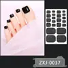 Zhengxiang Cor Sólida Pó de Cebola Adesivos para Unha Cruzados Simples Adesivos para Unha do Pé Adesivos para Manicure Adesivos para Unha do Pé Adesivos Impermeáveis para Pés