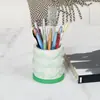 Pote de Armazenamento Redondo de Gesso Aromaterápico com Fita de Renda Molde de Silicone para Velas Copo para Velas Ornaments Ferramenta de Moagem com Cola