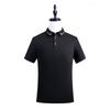 Ropa de trabajo personalizada para hombre y mujer, camiseta de solapa de manga corta, camisa cultural, polo, impresión personalizada de logotipo, camisa publicitaria corporativa