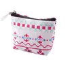 Bolso de mano estilo nórdico monedero de ballena monedero de monedas bolsa para llaves de algodón y lino bolsa para tarjetas creativa billetera pequeña de mano venta al por mayor