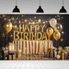 Banner de Fondo Popular para Fiesta de Cumpleaños de Amazon Transfronterizo Banner de Feliz Cumpleaños Bandera de Feliz Cumpleaños
