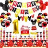 Set de Decoración para Fiesta de Cumpleaños Feliz con Temática de Fresa Banner de Cumpleaños Topper para Pastel Suministros en Espiral Lazo