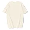 Fabricante fornece camisetas de algodão de verão, camisas básicas masculinas de manga curta, blusas casuais largas, mangas curtas com gola redonda