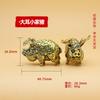 Cerdo del Zodíaco de Latón, Decoración del Hogar, Pequeños Adornos, Bronce Antiguo, Artesanía, Coleccionables, Manijas, Nuevos Productos Transfronterizos