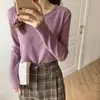Camiseta Básica de Terciopelo Doble Cara para Mujer, Otoño e Invierno, Manga Larga Cepillada, Forro Polar, Estilo Coreano, Top Blanco con Cuello Redondo
