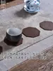 Posavasos de Bambú Hechos a Mano con Laca Zen, Esterillas Japonesas de Ratán, Esterillas Aislantes, Portavasos de Té, Esterillas para Té, Esterillas Poligonales Retro