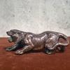 Ornamentos de Tigre Esculpidos em Ébano Madeira Maciça Doze Animais do Zodíaco Tigre Ornamentos Animais Decorações para Casa Artesanato para Presente