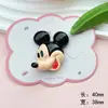 Nueva Serie de Minnie Mickey Accesorios de Resina para DIY Funda de Teléfono Parche para Zapatos Agujero Accesorios para el Cabello Pasador Material