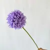 Flores Artificiais, Decorações de Crisântemo Bola de Alto Padrão para a Sala de Estar, Flores Artificiais para Decoração de Parede, Arranjos Florais de Mesa, Flores Artificiais