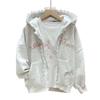 Abrigo para niña Primavera y Otoño 2024 Nuevo Traje de Béisbol con Capucha Top para Niños Ropa de Otoño Temprano para Niño Grande Elegante y a la Moda