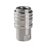 Bico de pistola de água de alta pressão para atacado de fábrica G1/4 plugue rápido fêmea acessórios lavadora de carros conector autotravante de aço inoxidável 3/8