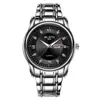 Reloj Dropshipping Reloj para Hombre Reloj Impermeable para Hombre Reloj con Correa de Acero Reloj con Doble Calendario Reloj de Cuarzo Reloj de Marca Suiza Personalización