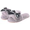 Novedad 2025 Zapatillas Peludas Hechas a Mano con Lazo Grande para Mujer, Moda de Exterior para el Hogar de Felpa en Amazon