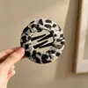 Elegante y sofisticado accesorio para el cabello de pinza de plátano para dar volumen al cabello, pinza de pelo de cola de caballo a la moda, pasador de lunares dulces estilo coreano