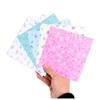 15* 15cm Papel de Origami de Colores Impreso Patrón de Flores de Impresión Papel Hecho a Mano Papel de Mil Grullas de Papel Papel de Colores Papel Hecho a Mano DIY