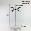 Soporte de Titulación de Mármol Soporte de Hierro para Bureta Soporte Fijo Banco de Trabajo con Pinza de Mariposa Soporte para Laboratorio Químico