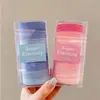 Cuerda para el pelo de coleta alta de color caramelo coreano, básica, no dañina, para pelo de niña, celebridad de Internet, alta elasticidad y duradera, juego de cuerdas para el pelo para mujer