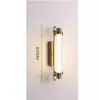 Lámpara de pared minimalista de diseño, lámpara de mesita de noche para dormitorio, lámpara de pared larga de tira con onda de agua estilo chino nuevo para pasillo de hotel