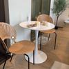 Mesa de Espera para Salón de Uñas, Mesa Auxiliar Tulipán para Balcón, Mesa Redonda Pequeña, Mesa de Comedor, Mesa de Café, Mesa Redonda para Apartamento Pequeño para Uso Doméstico