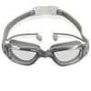Gafas de Natación Galvanizadas Tapones para los Oídos de una Pieza para Exteriores Miopía Gafas de Natación para Adultos Impermeables y Antivaho Venta Directa de Fábrica