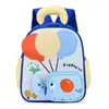 Nova Mochila Infantil Elefantinho Fofo Jardim de Infância Bolsa de Costas Dupla Leve Redução de Carga Grande Capacidade Bolsa Desenho Animado Atacado Transfronteiriço