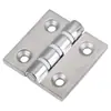 Bisagra de acero inoxidable 304 para puertas de gabinetes industriales, amortiguador de resorte de hoja silencioso, bisagra de mariposa engrosada, bisagra de tope para puerta abatible