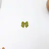 Flor de flocado acrílico oso violento lazo corazón de melocotón plano DIY funda de teléfono móvil cuerda para la cabeza parche accesorios