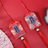Bolsita Pequeña Portátil Personalizada de Gran Venta Amuleto de Bolsita Colgante para Teléfono Móvil Bolsita de la Suerte para el Festival del Bote del Dragón Bolsa de Empaque Aromática para Regalo