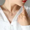 Nicho espanhol design leve luxo elegante joias material de cobre incrustado colorido zircão pingente colar mulheres