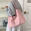 Bolso de mujer grande, simple y casual, nuevo bolso tote de moda de nicho estilo coreano transfronterizo, bolso de hombro y axila de lona