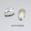 Dongzhou Diamante 12*8 Corte de Fuegos Artificiales Ovalado Diamante para Uñas Super Brillante Cristal K9 de Alta Calidad Forma de Dan Diamante con Base Puntiaguda Accesorios para Uñas