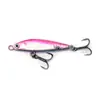 Isca Aerodinâmica para Arremesso de Longa Distância com Três Anzóis, Padrão de Escamas de Peixe, Isca de Pesca para Peixes Pequenos, Isca Artificial