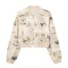 Para Aliexpress Popular Exportación Transfronteriza Ropa Europea y Americana Chaqueta Bomber Estampada Ropa de Trabajo Minifalda Traje