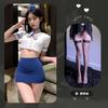 Uniforme de Lingerie Sexy, Roupa de Tentação Sexy, Comestível e Sem Necessidade de Tirar Lingerie Sexy Roupas Qqny, Pijamas, Camisa para Encontro para Mulheres