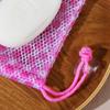 Bolsa de burbujas para jabón hecha a mano de fábrica, bolsa doble para jabón, bolsa de red de burbujas para limpiador facial, puede ser adsorbida