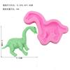 Diy gota cola molde variedade de dinossauro açúcar chocolate bolo molde tiranossauro rex silicone molde de gesso de cozimento