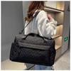 Atacado Transfronteiriço Bolsa de Fitness de Grande Capacidade com Logotipo Estampado Conjunto Barra de Amarração Bolsa de Viagem Leve com Compartimento para Sapatos Bolsa de Bagagem Multifuncional