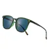 Gafas de sol cuadradas con montura negra Unisex Versátiles Protección UV Para Conducir Salida Sombrillas Gafas de Sol Hacen que la cara se vea más pequeña